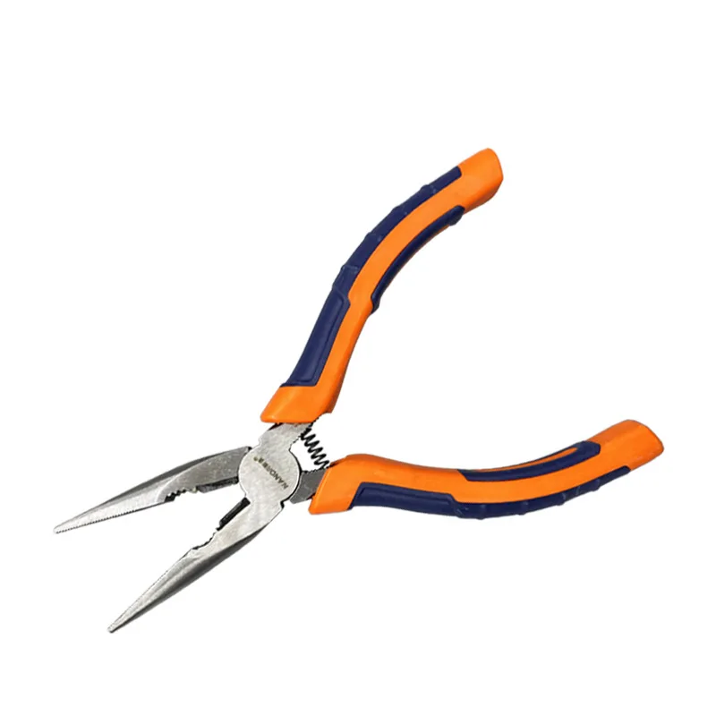 6/8inch Needle Nose Plier Long Nose Plier Multi-function Pliers For Clamping Stripping Electrician Maintenance Repair Hand Tool