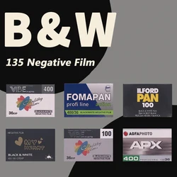 3 Rolls VIBE/ILFORD/AGFA/FOMAPAN/Fujifilm Black & White 135 35mm  B&W Negative film 36 Exposure Per Roll
