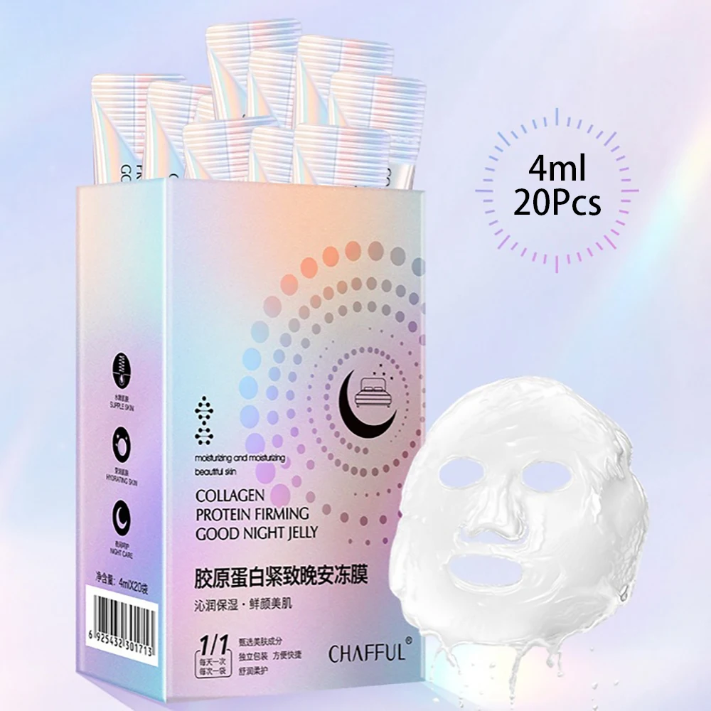

Collagen Tightening Goodnight Freeze Mask Wash Free Sleeping Facial Mask Moisturizing Improve Skin Rough Dry Face Mask Skincare