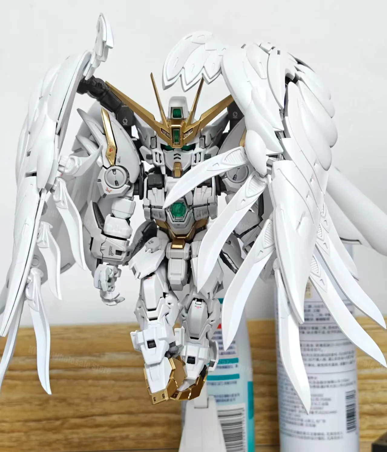 In Magazzino GL MGSD XXXG-00W0 Ala Zero Biancaneve Kit Modello di Montaggio Scheletro di Plastica Anime Action Figure Robot Modello di Plastica Giocattolo