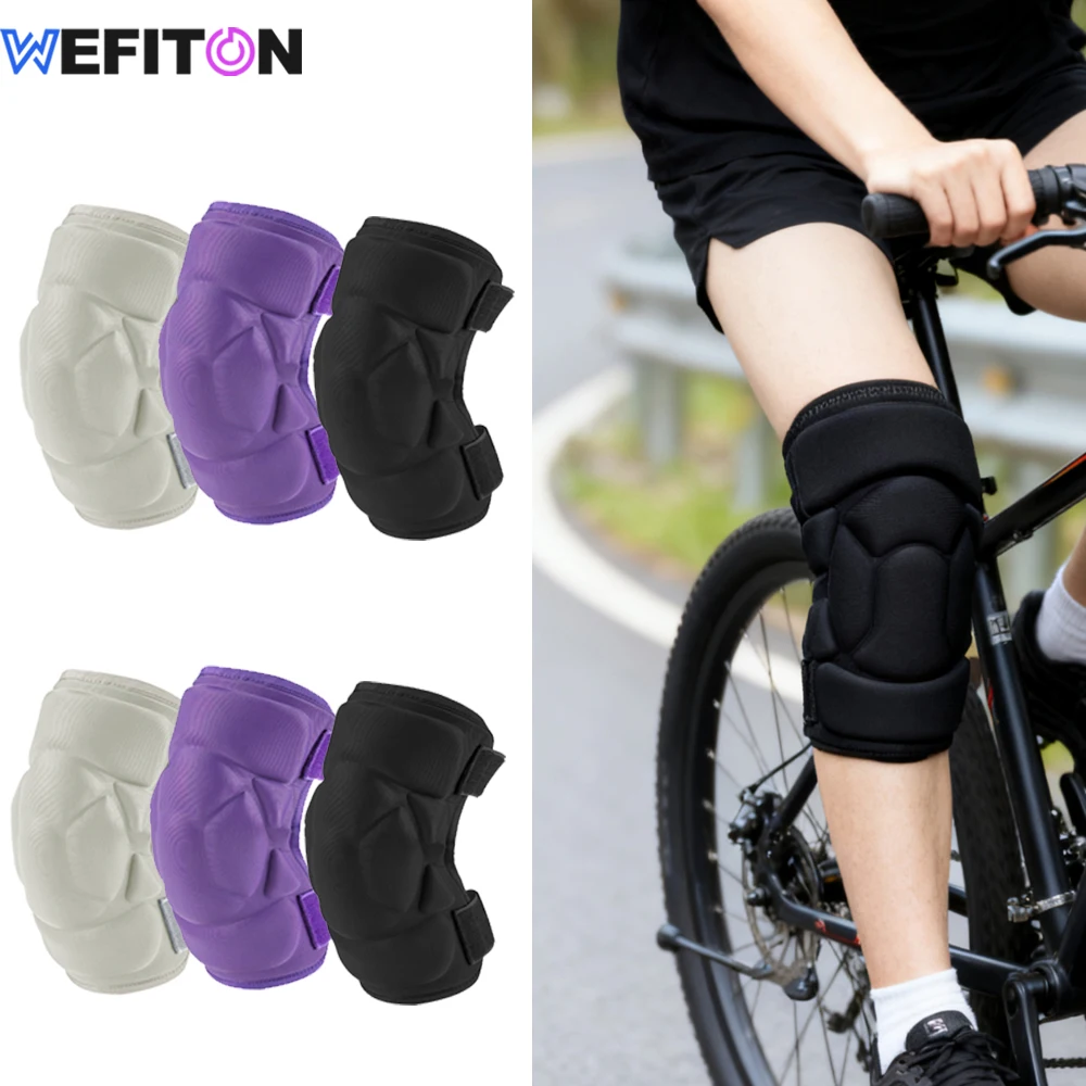 

2PCS Knee Pads Compression Leg Sleeve Knees Brace Sleeve Thickening Anti-Collision Sponge Thick EVA Foam Padding for Basketball