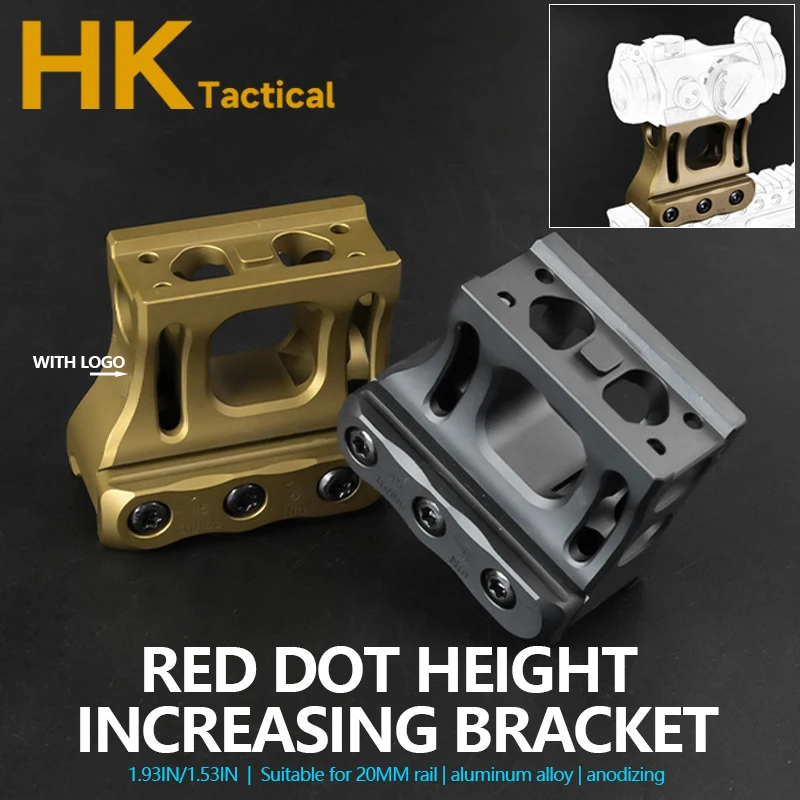 Tactical Metal Scope SP Optic Mount For Red Dot Sight Scope 1.53/1.93 Inch Heighten Mount AR15 20MM Weapon Bracket Accessories