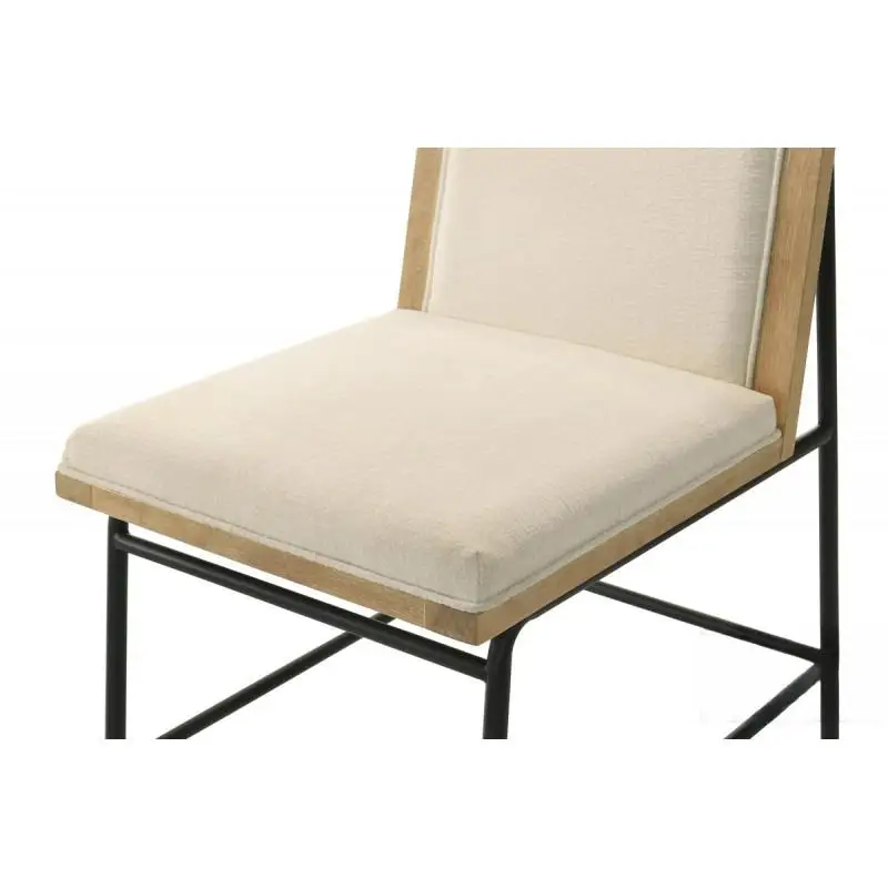 طقم غرفة الطعام الحديثة Driftwood: طاولة تمديد، 4 كراسي ومقعد - مجموعة من 6 قطع