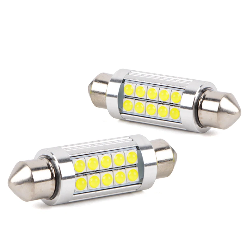 C5W أضواء Led الضوء الأبيض 6000K الضوء الخلفي القراءة ضوء 12 فولت 3 واط 31 مللي متر 36 مللي متر 39 مللي متر 42 مللي متر 44 مللي متر أضواء داخلية