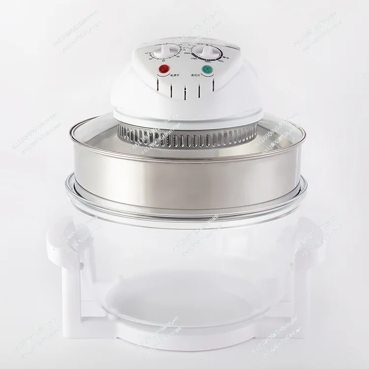 Glass Visual Air Fryer 17L Large Capacity Light Wave Furnace 220V/110V Household Oven