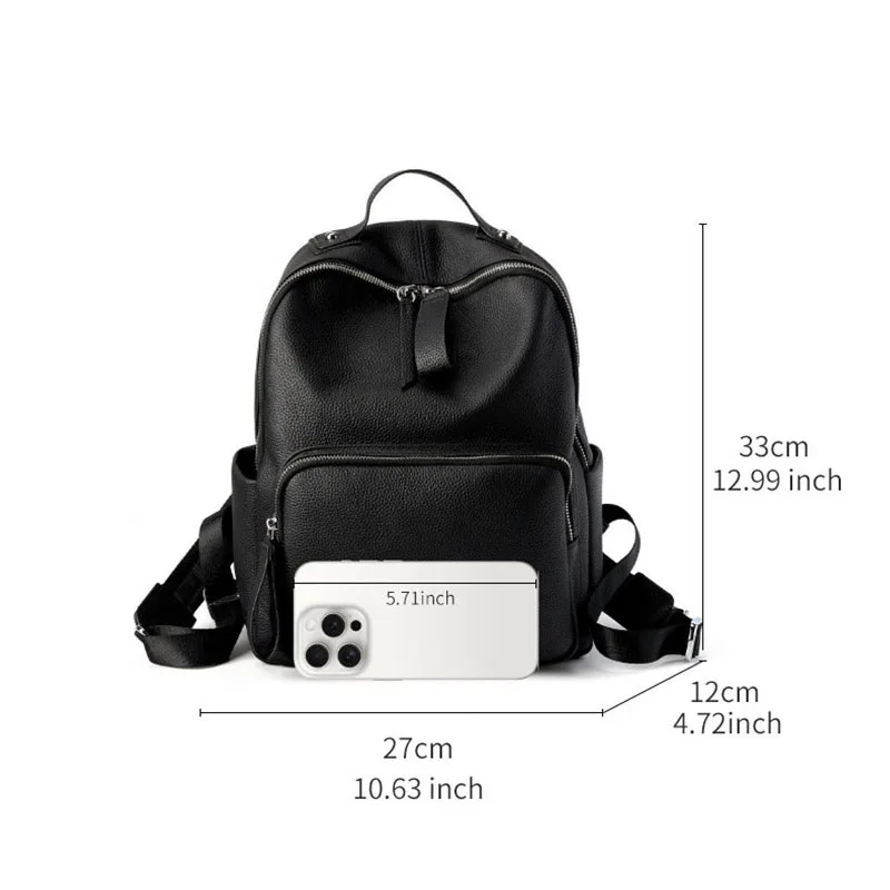 XMESSUN Women New Soft Leather Backpack Fashion Brand Europe and America Design High Quality Ladies Travel Shoulder Bag A646