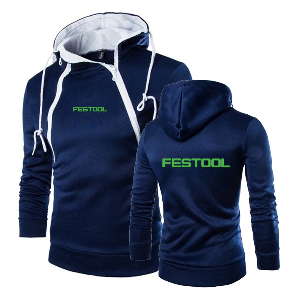 2023Mens Harajuku Festool Tools Pullover per il tempo libero Warm Slim personalizza top felpa con cappuccio di marca felpe con cappuccio