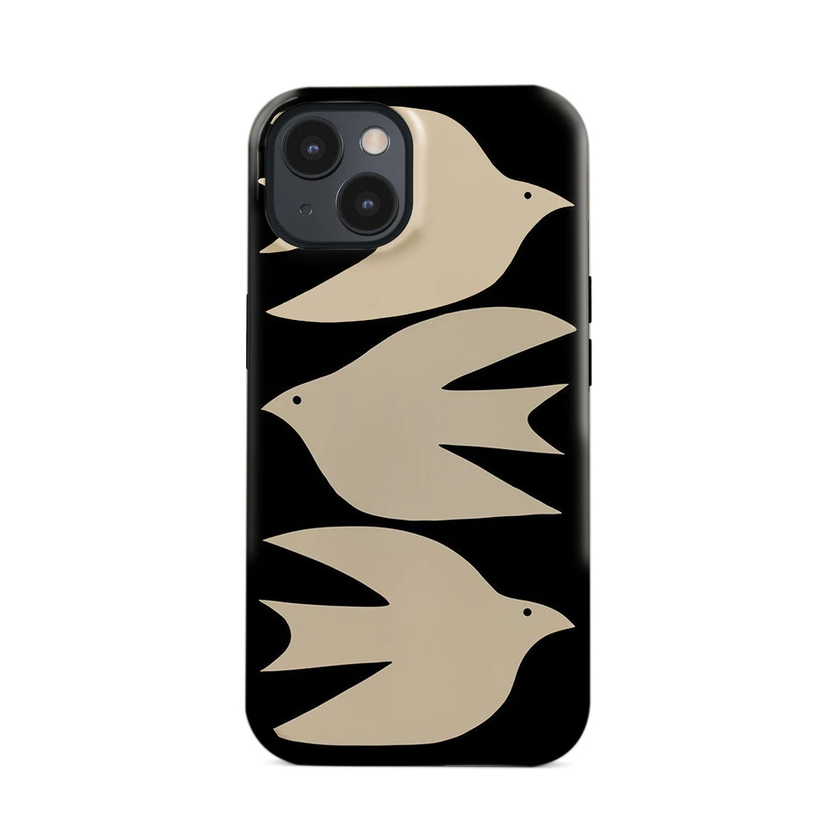 

Магнитный чехол для телефона IPHONE 16 Pro Max 15, 14, 13, 12, 11, 16e PRO Plus, черно-белый силуэт, жесткий акриловый противоударный чехол Funda