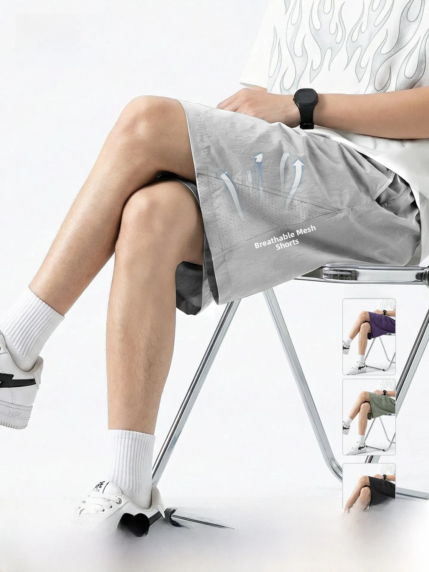 

Мужские повседневные брюки, дышащие, спортивные, летние, универсальные, прямого кроя, из нейлоновой ткани, бренд Warrior.