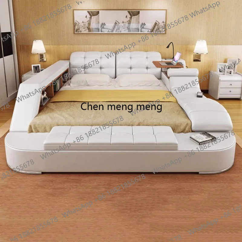 

Кровать F5822 Accent: Уникальный дизайнерский декор для спальни, недорогая, просторная, креативная, эстетичная, современная мебель для дома