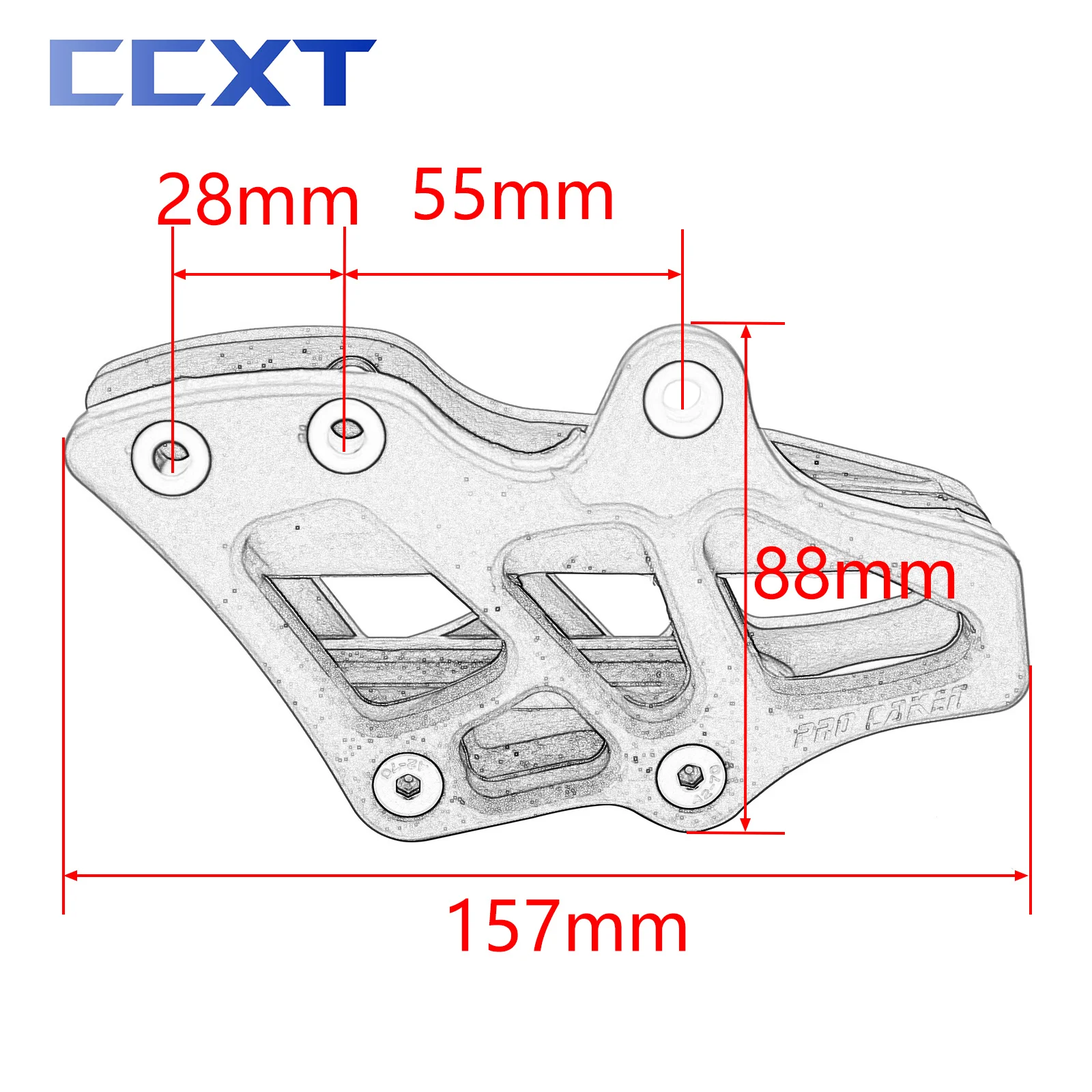 Chain Slider Guide Swingarm Roller Chain Guide Sprocket Guard For Yamaha WR250F WR450F YZ125 YZ250 YZ250F YZ450F YZ250X Parts