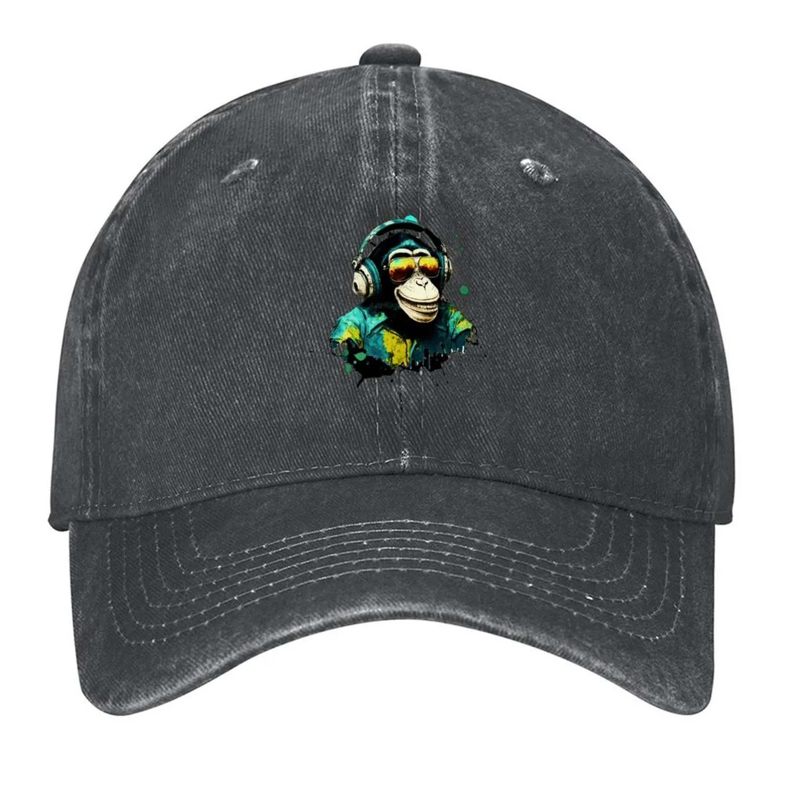 

Graffiti Dj Monkey Business N.18 Baseball Cap Horse Hat Kids Hat foam party Hat men Men's Women's