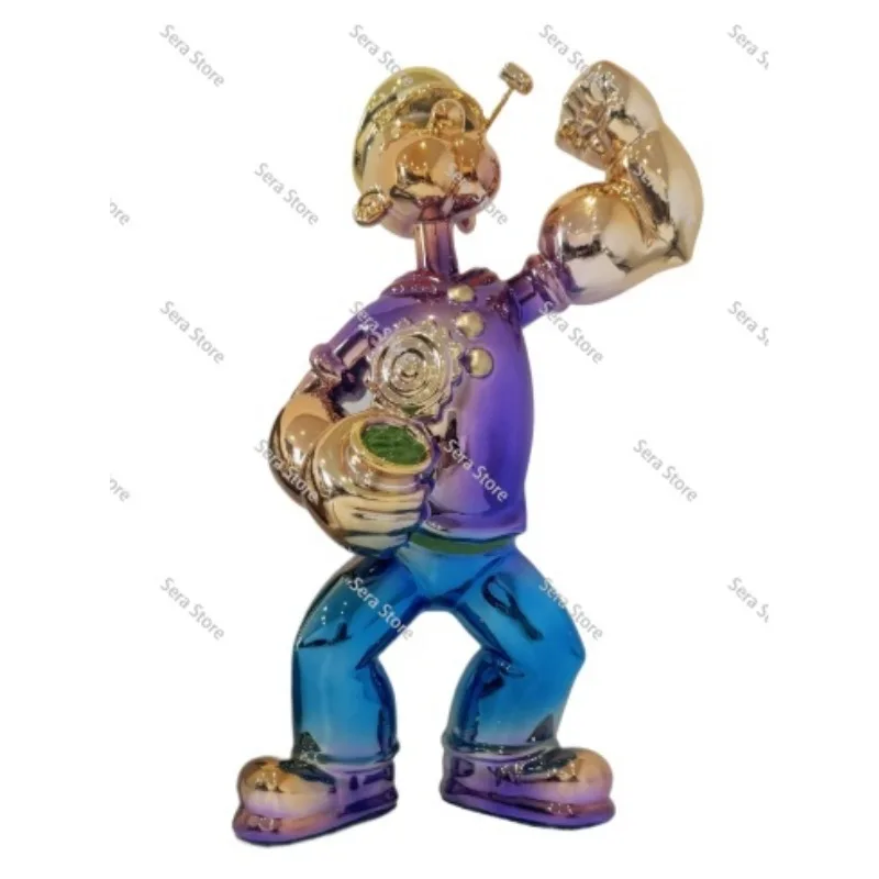 

Resin Electroplated Cartoon Character Model Ornament Soft Decoration Creative Photography Commercial Display Sculpture