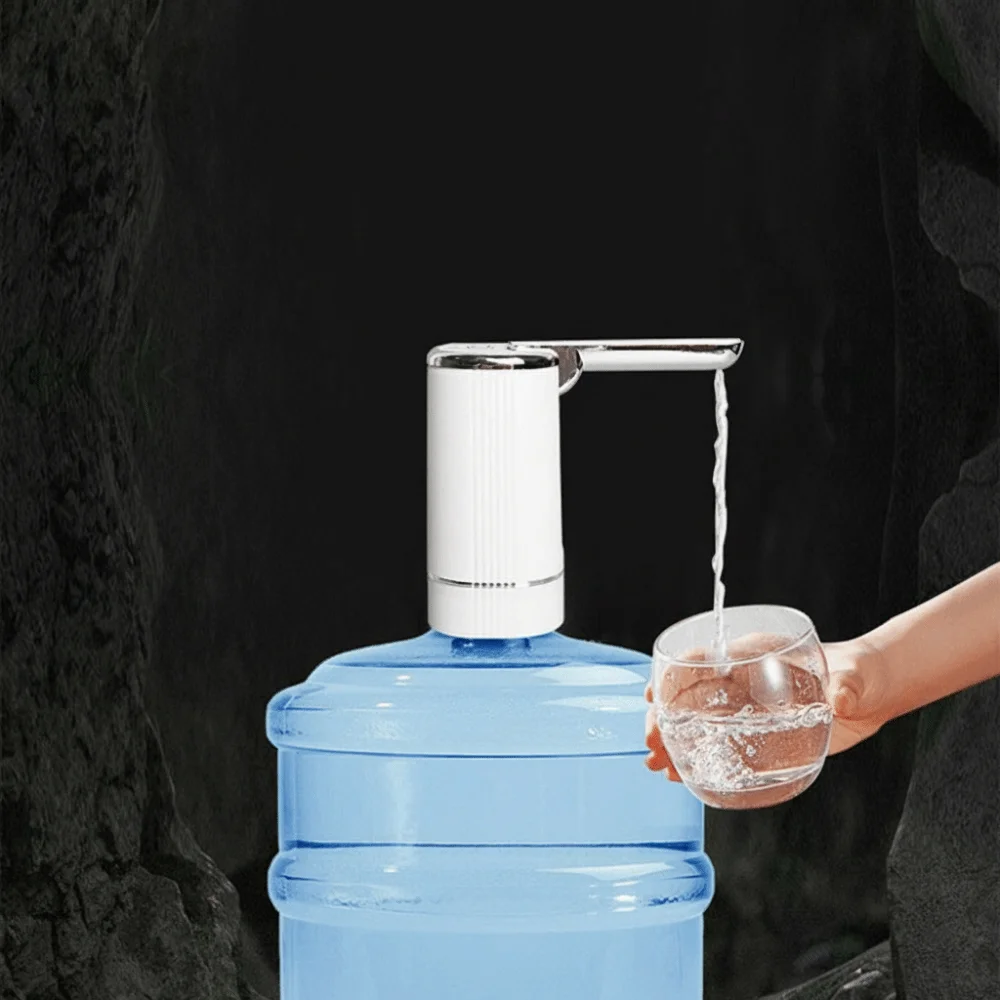 USB Electric Water Pump Button Control Foldable Water Bottle Pump Small Water Outlet Automatic Water Dispensers Office