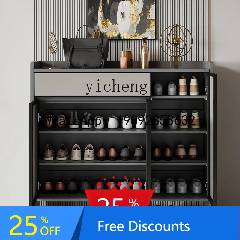 all-aluminum alloy shoe cabinet household outdoor wall storage cabinet waterproof and sunscreen home decoration accessories