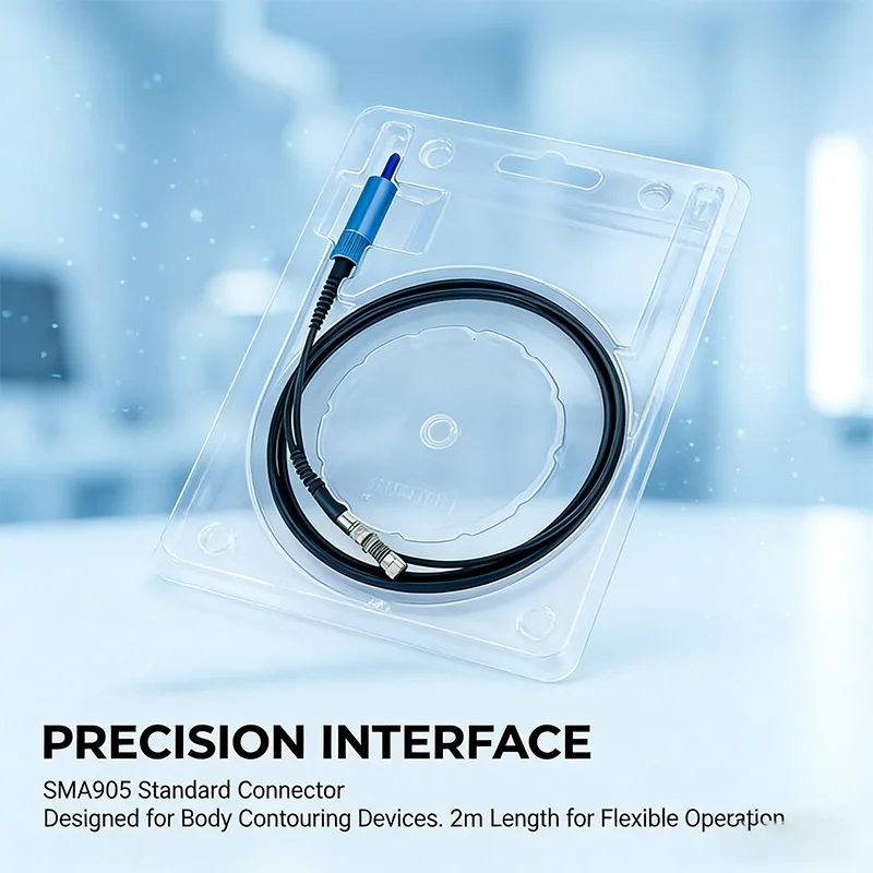 Accessory Professional 400um 600um Optical Fiber Extender 2m SMA905 Connector For 980nm 1470nm Diode Laser Machine