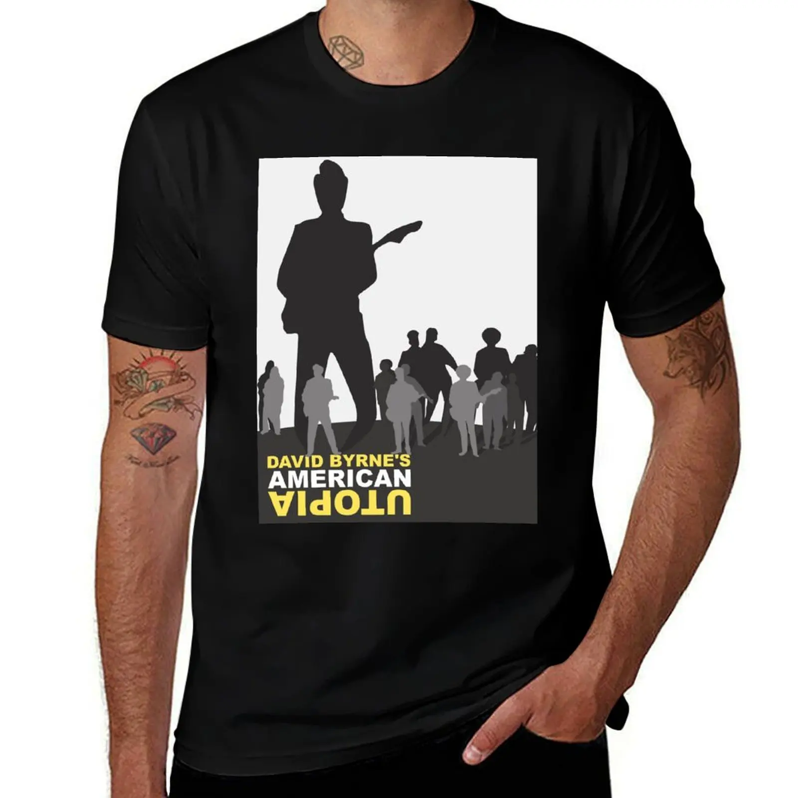 David Byrne's American Utopia Shadows T-Shirt t shirts for man cotton T-Shirt