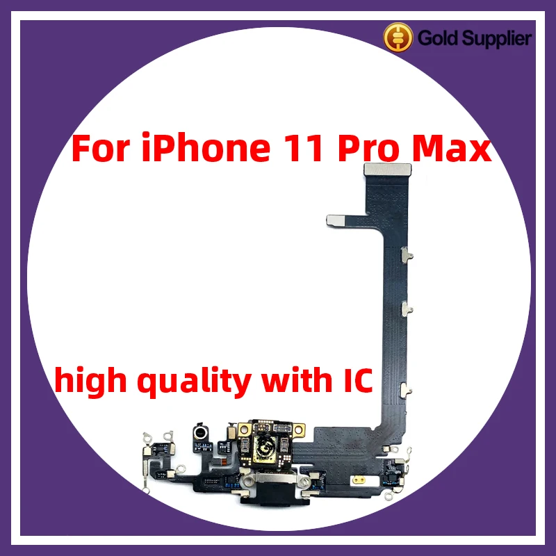 

Новинка 1:1 с IC для iphone 11 pro max зарядный порт Гибкий микрофон мини USB зарядное устройство док-разъем Ремонт Замена