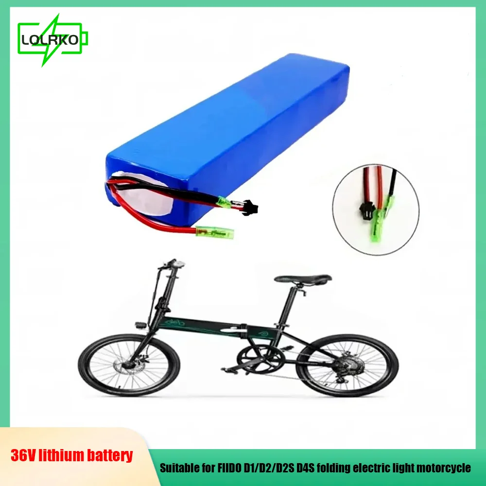 

18650 lithium ion Battery Pack 10.5Ah 10s3p 36V Battery for FIIDO D1/D2/D2S D4S Folding Electric Moped City Bike Battery
