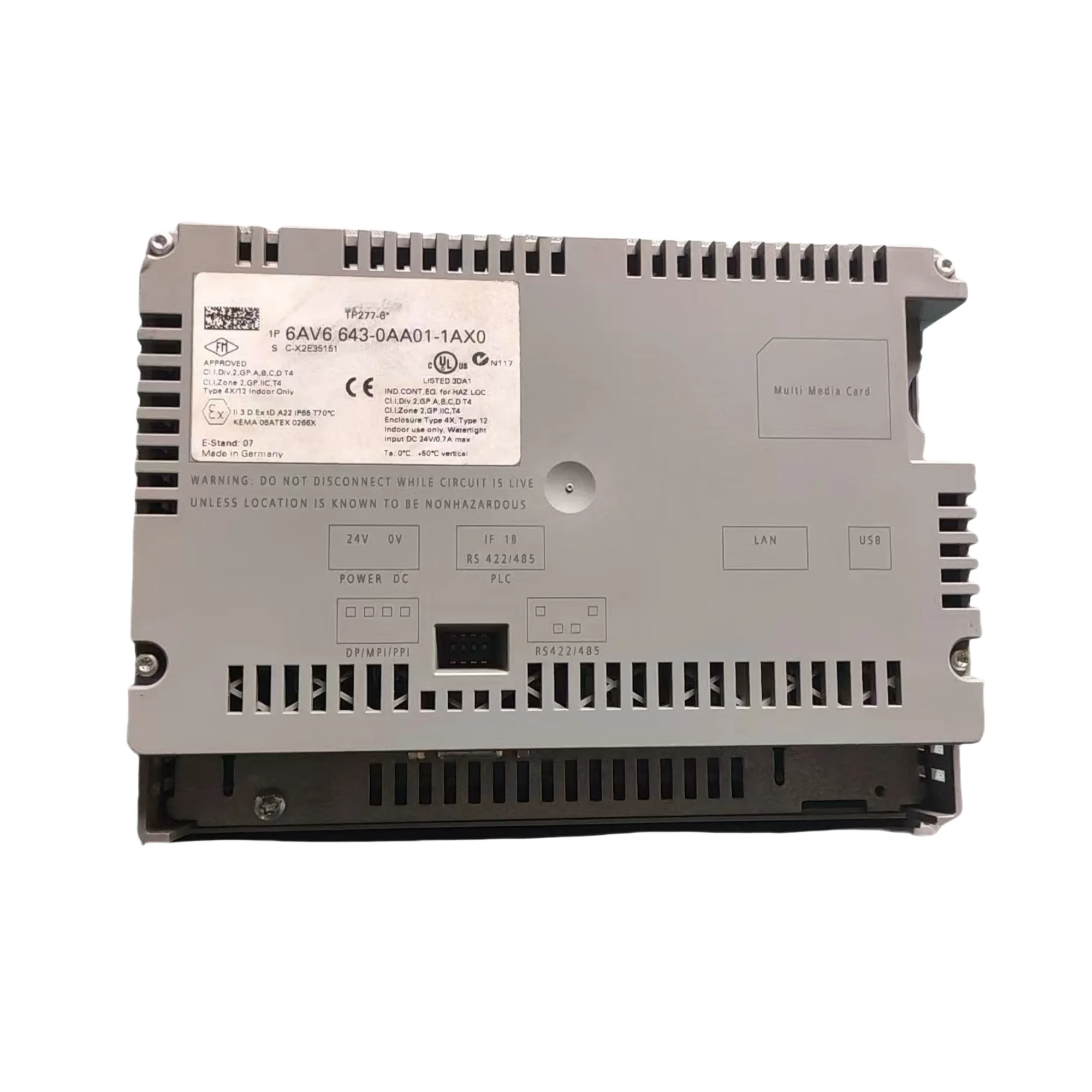 Neues 6AV6643-0AA01-1AX0 SIMATIC PANEL TP277-8