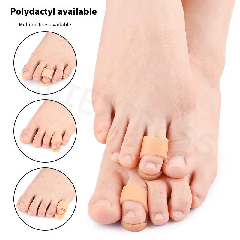 1 Pair Hallux Valgus Foot Care Relief Pads for Pedicure Reusable Toe Separator Thumb Corrector Bunion Little Toe Protector