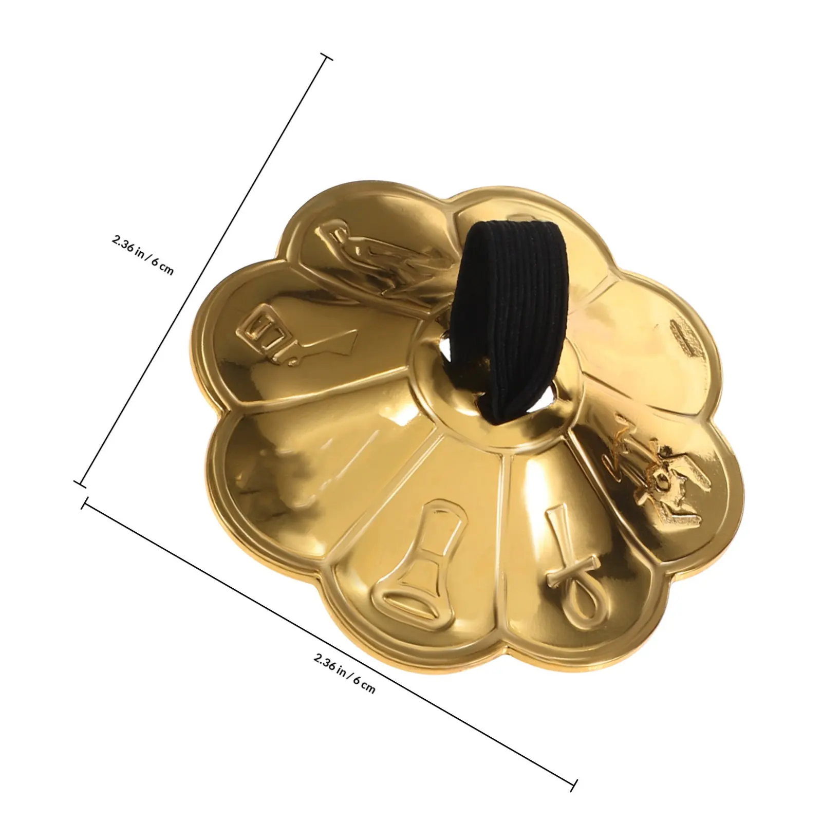 Hand Cymbals for Belly Dance – 2 Pairs, Premium Copper, Lightweight & Easy-Grip, Comfortable for Music Festivals