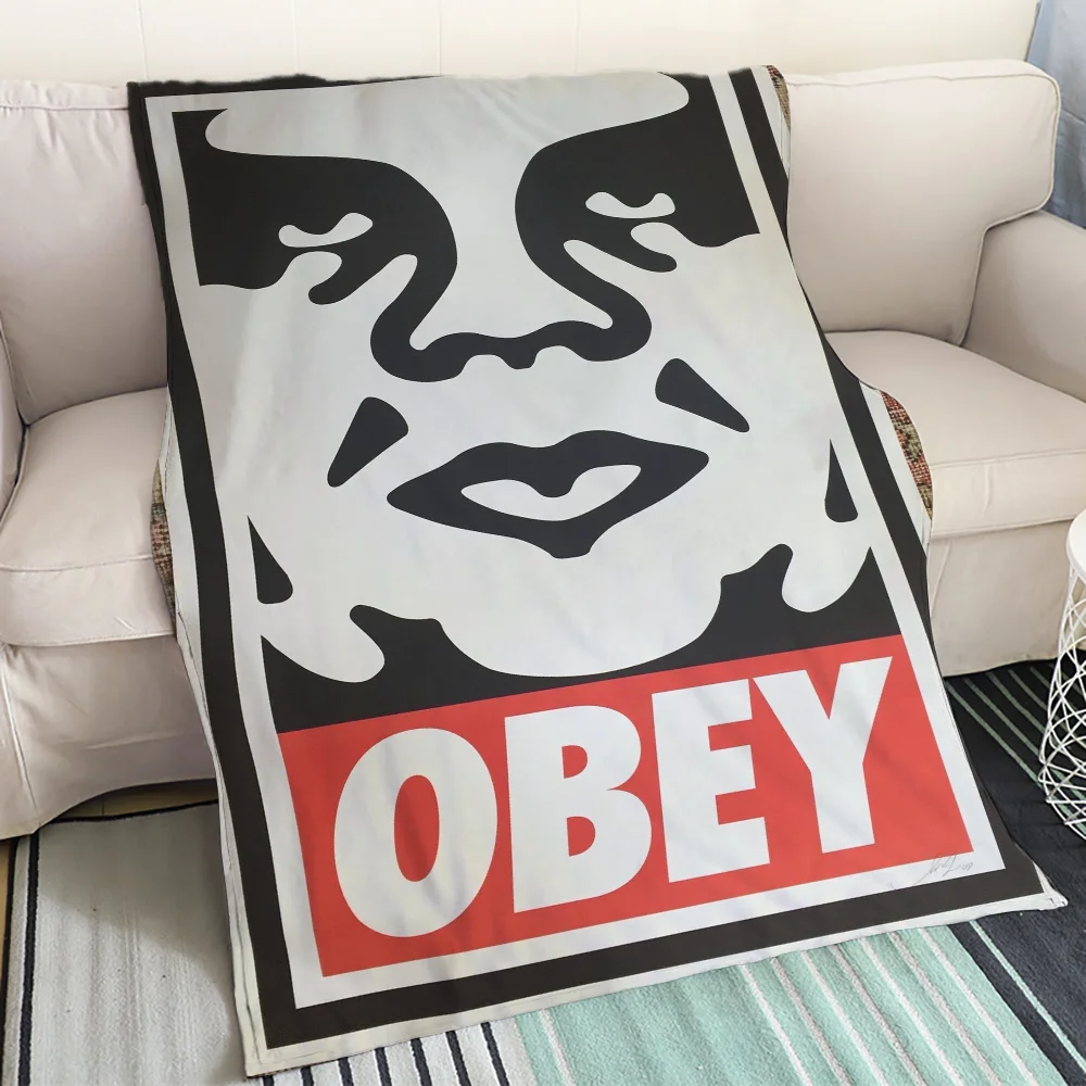 Summer Blanket Bed Obey Luxury Throw Blankets Characters Thermal Blankets for Bed Blanket 150cm X 200cm Fluffy Plaid Cobija Sofa