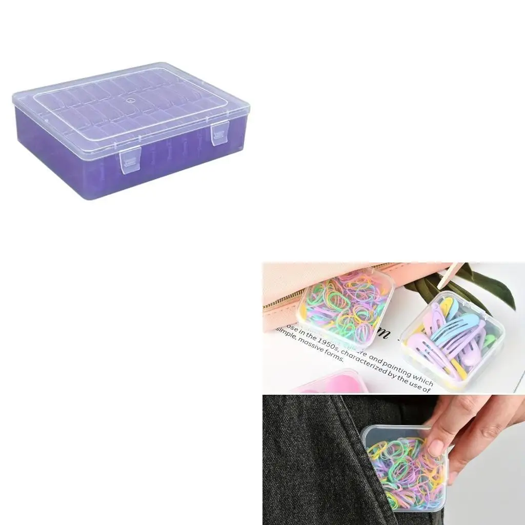 

9HJK Организаторы настольных компьютеров с 30 подразделениями прозрачный крепкий пластик для ювелирных изделий и ремесленников