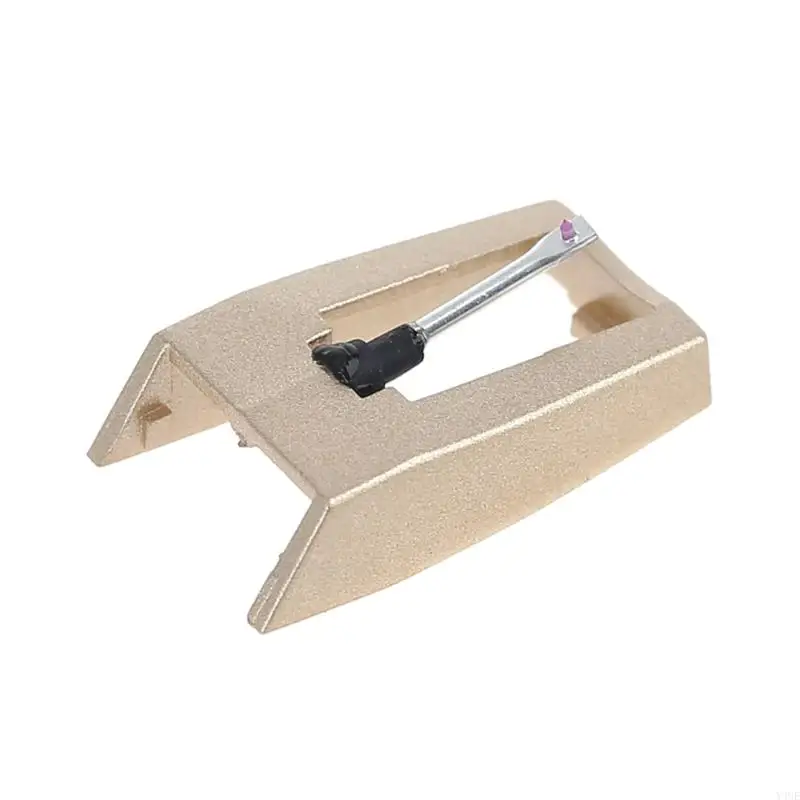 Y4UE 2X 바늘 턴테이블 스타일러스 교체음 축음기 레코 그래프 플레이어 턴테이블 바늘