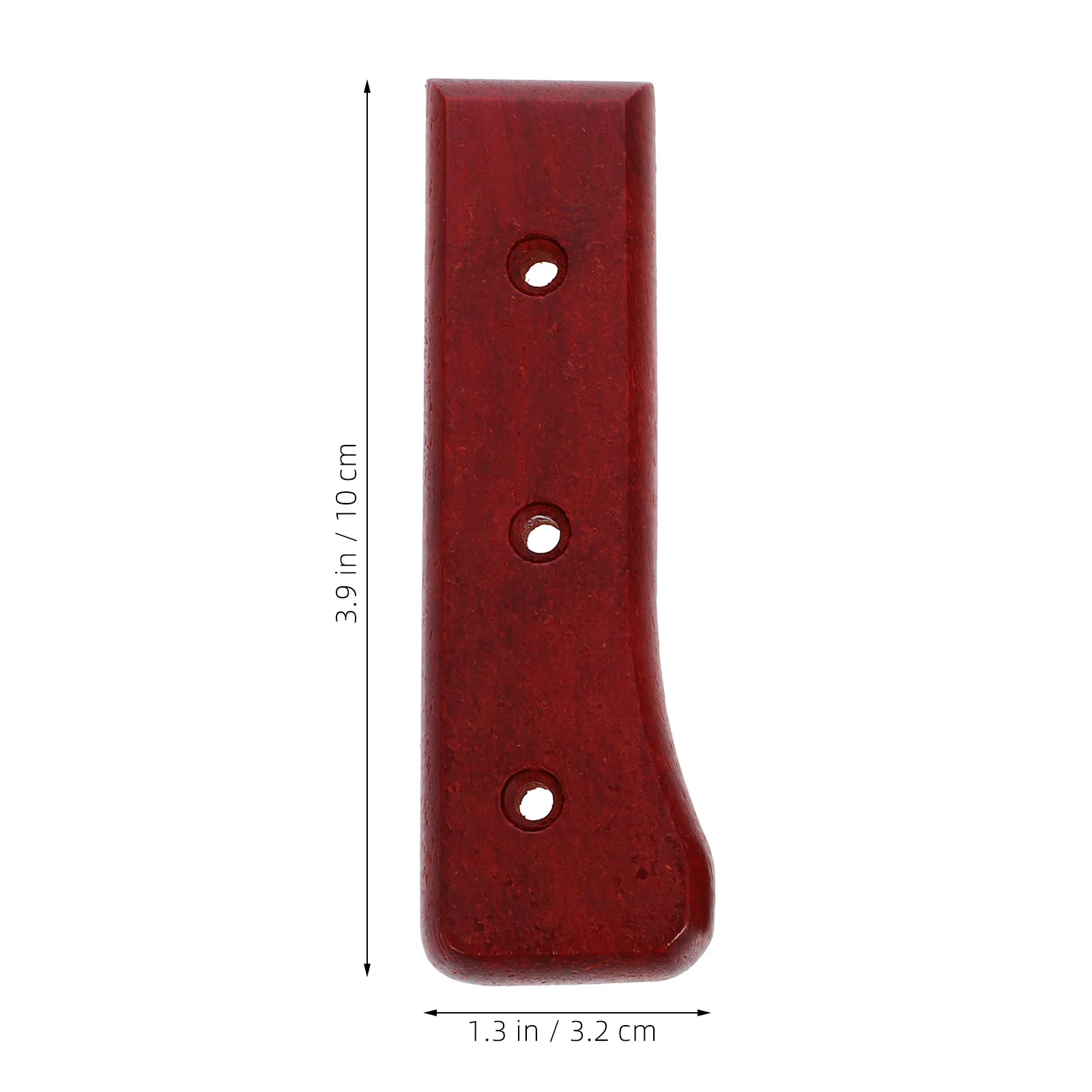 

1 set Red Pear Wood Knife Handle Replacement Ergonomic Smooth Kitchen Cutter Grip Chopping Tool Accessory Wood Handle