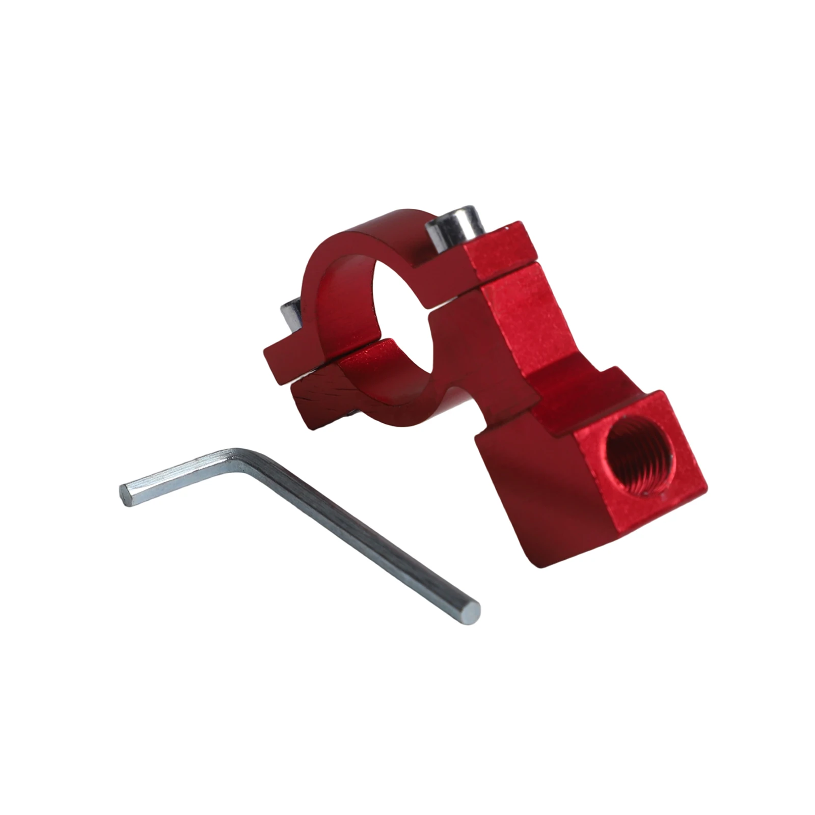 10mm Thread Diameter Handlebar Clamp Motorcycle Upgrade Purple Motorcycle Mirror Holder Adapter Customizable Options