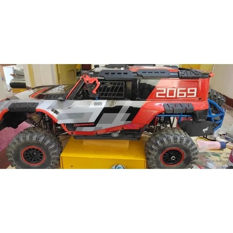 

MJX H8P 1/8 Scale Bronco RC Crawler Exoskeleton Armor Set - RC Car Body Protection & Anti-Collision Upgrade Parts Accessories