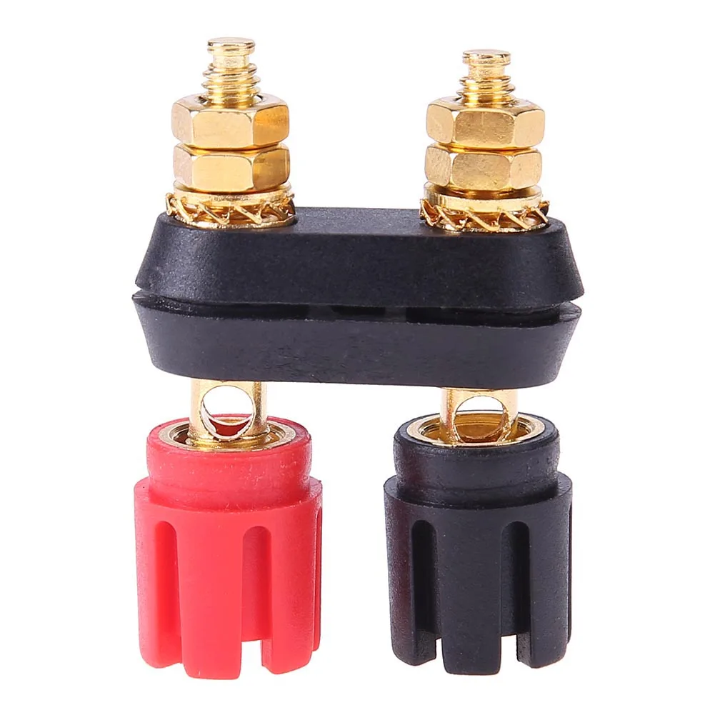 Banana Plug Couple Terminals Professional Amplifier Binding Post Speaker Plug Jack Accessories