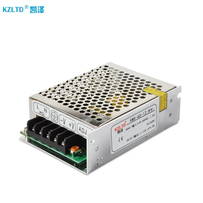 Applicable to Indoor LED Transformer 60W Small Volume Stable Voltage 12v5a Switching Power Supply MS-60-12