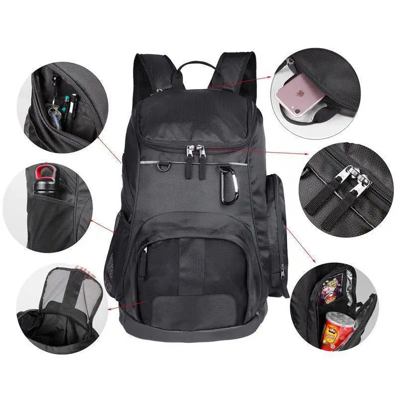 Sports backpack basketball bag backpack training clubs training institutions large capacity football baseball multi-function