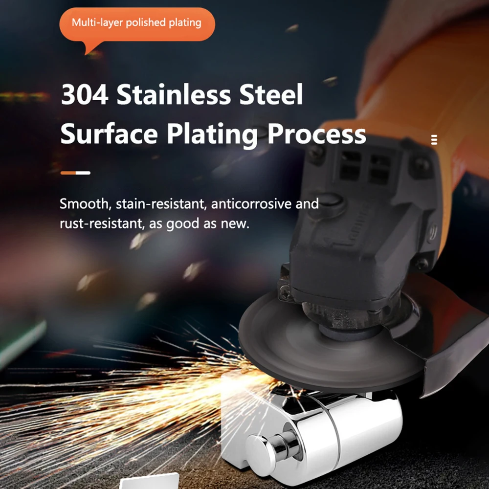 304 Stainless Steel Shower Head Holder Universal 360° Rotation Showerhead Bracket Adjustable Shower Base Bathroom Accessories