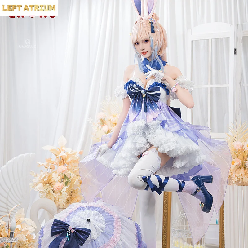 LAST BATCH UWOWO Kokomi Cosplay Exclusive Genshin Impact Fanart Cosplay Cute Halloween Costumes Ganyu/Hutao/Keqing/Ayak - view 3