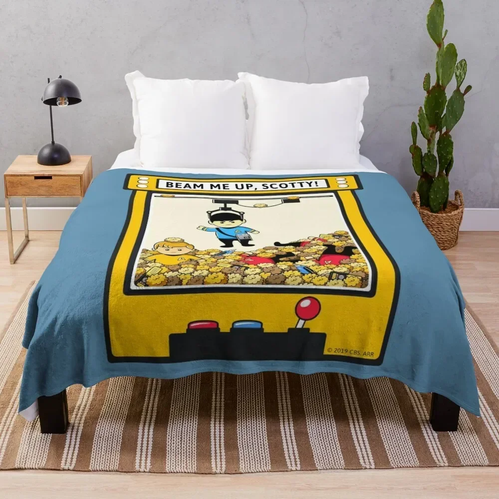 Beam me up, Scotty Throw Blanket Winter beds Fashion Sofas Cute Blankets