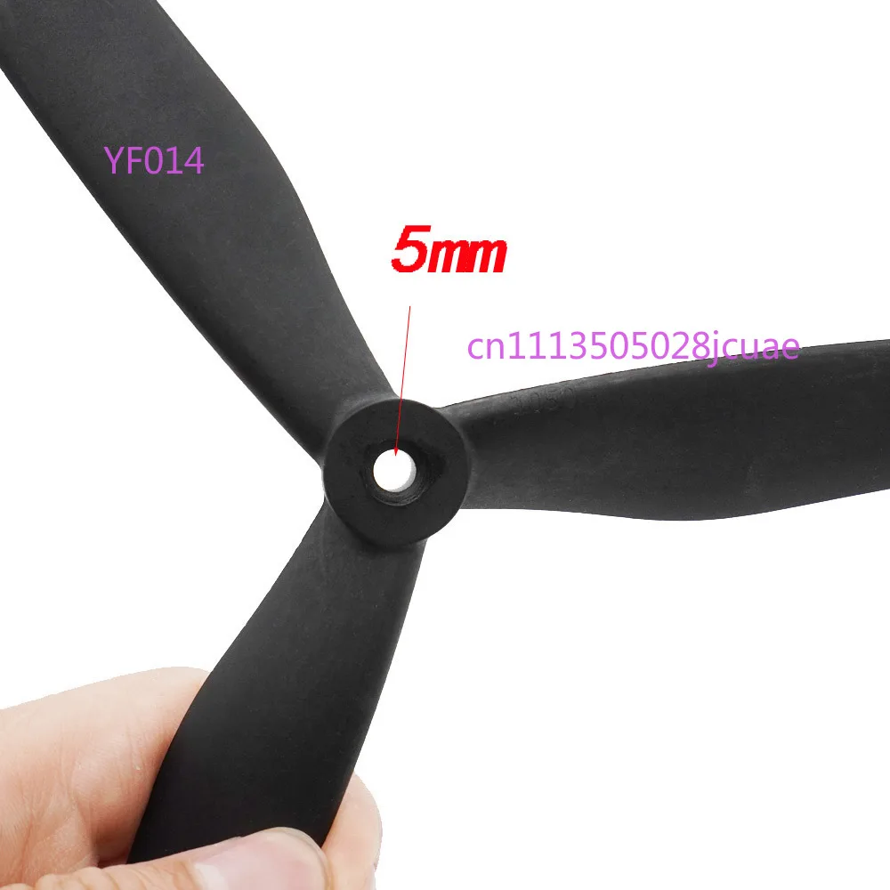

10 Inch 10X5X3 Three Blade Fiberglass Nylon Propeller 5.0mm Mounting Hole