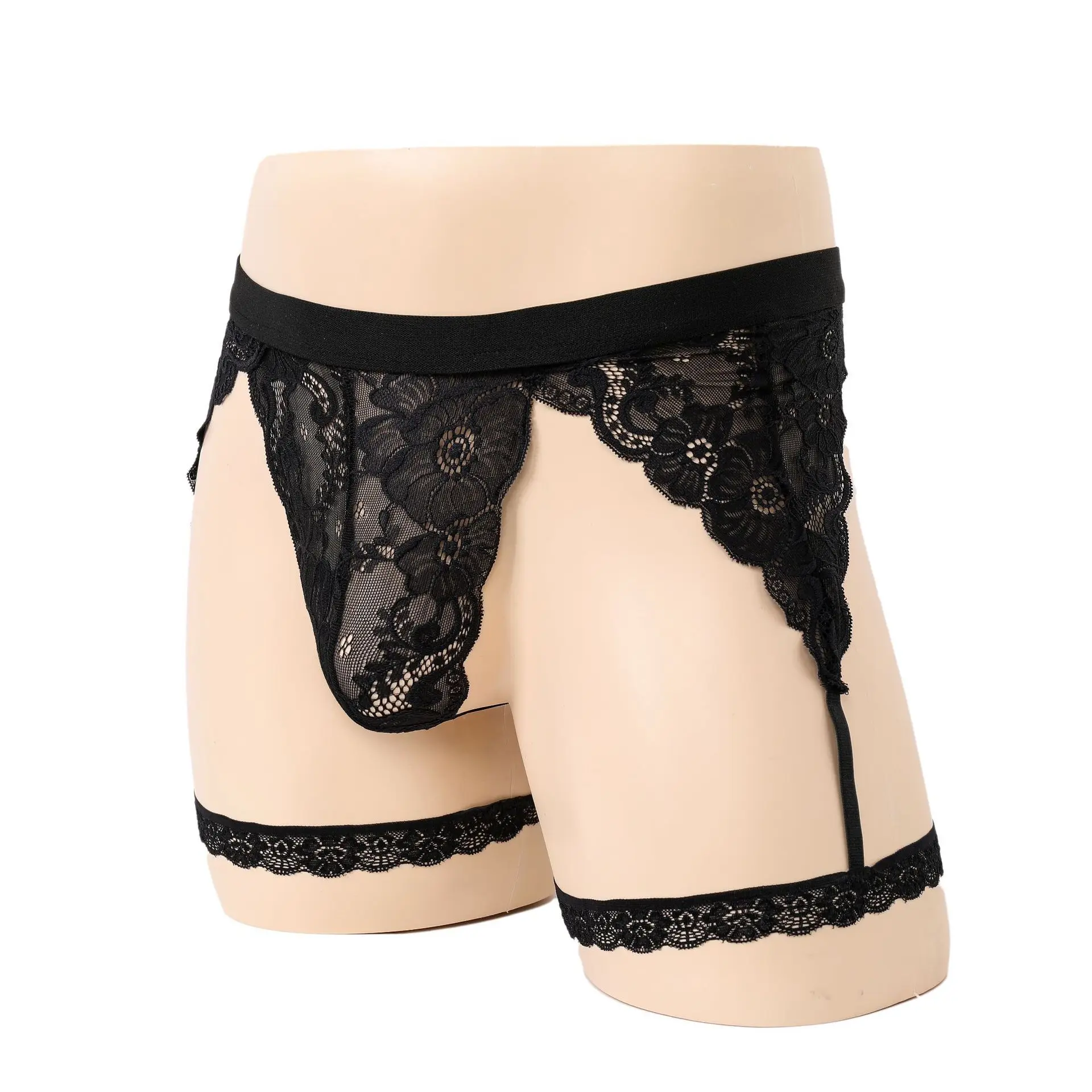 

Высококачественные мужские сексуальные трусики с поясом G, кружевные трусы на талии, эластичные мужские сексуальные стринги, забавное нижнее белье