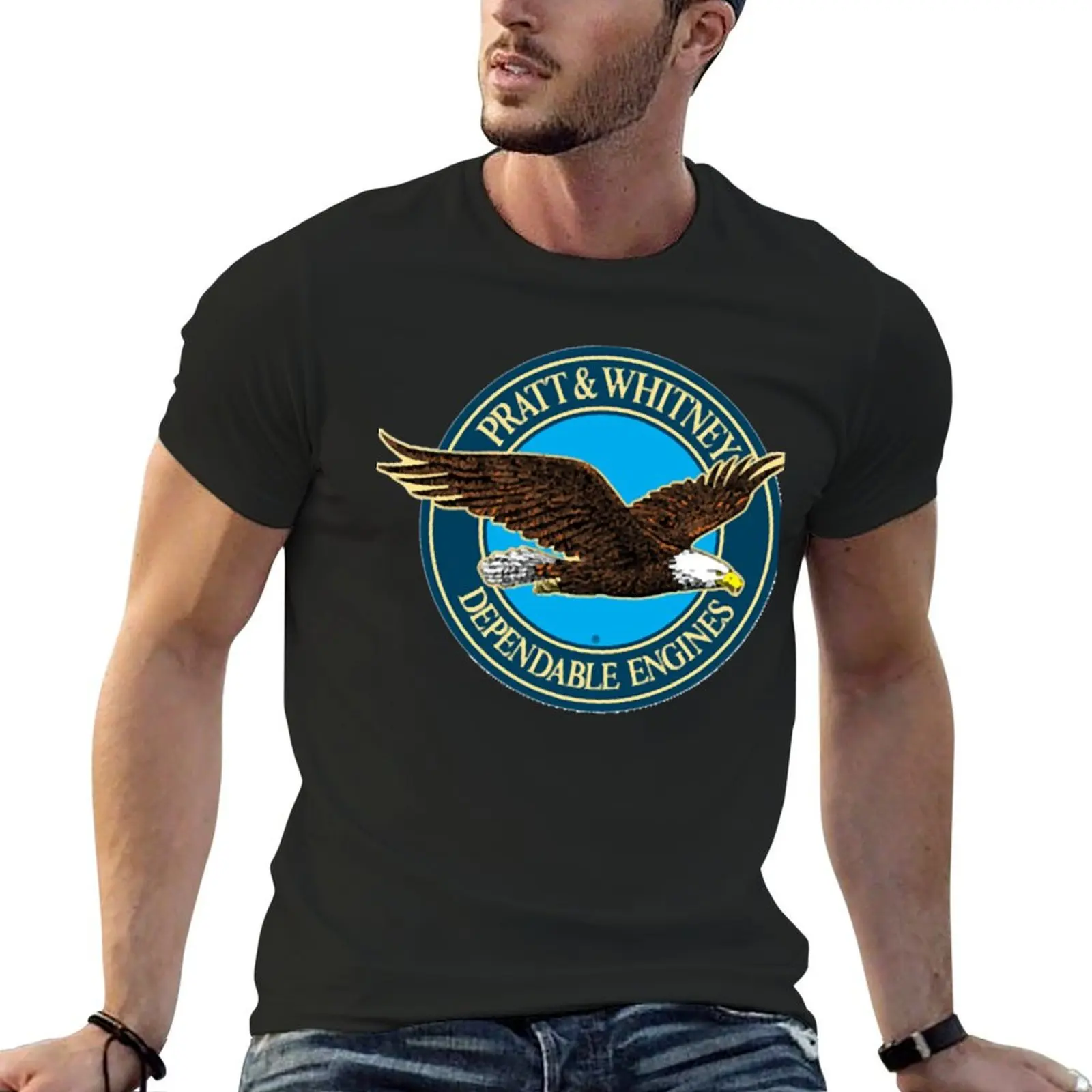 Pratt And Whitney Dependable Engines T-shirt cute tops summer top Aesthetic clothing mens t shirts