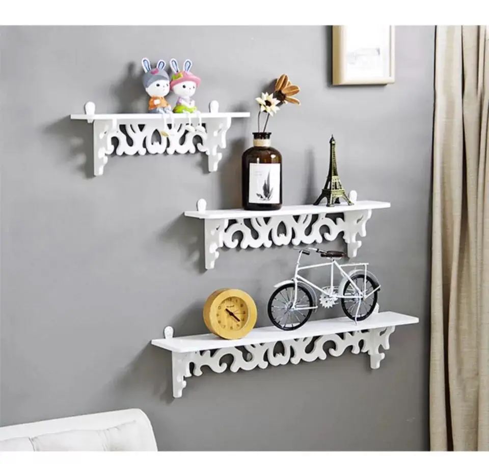 Punch-free Butterfly Flower Stand Organizer Home Hanging Wall Shelves Shelf Rack Display Storage Rack Ornament Holder Hanger