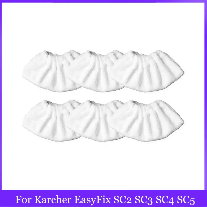 For Karcher Easyfix SC2 SC3 SC4 SC5 Rags Microfibre Mop Cover Steam Cleaner Accessories Spare Parts Replacement Mop Heads Cloth