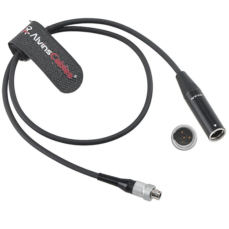 Alvin's Cables FVB 3-Pin to TA4M Mini XLR 4-Pin Audio Cable for Sennheiser SK5212 SK50 Line6 Wireless Transmitters 50cm 19.7in