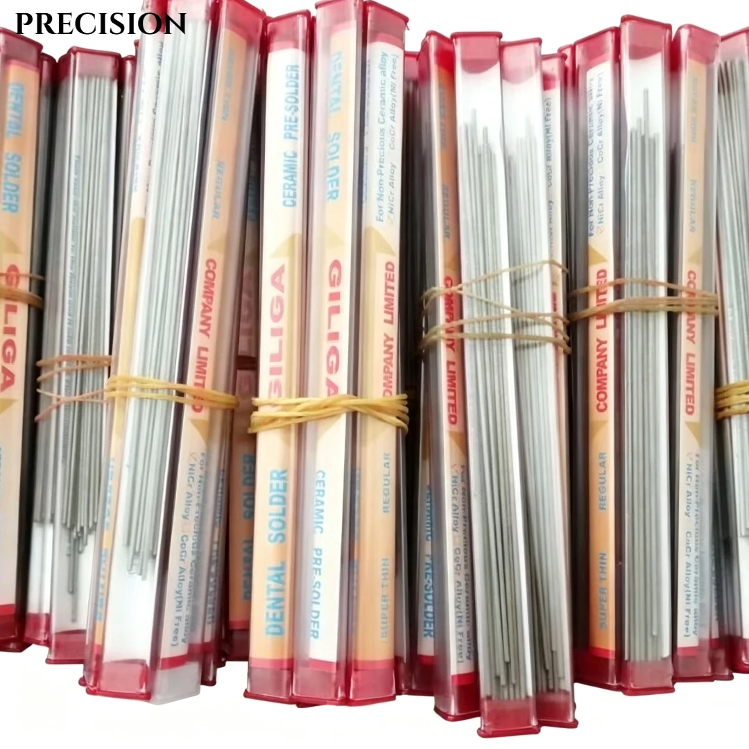 1 Tube Dental Solder Rods Ceramic Pre Solder Dental Lab Technician Welding Material Denture Processing Oral Repair Tools