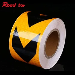 Roadstar-Film autocollant multicolore, 10cm x 5m, bande d'iode pour moulage de sécurité, haute qualité