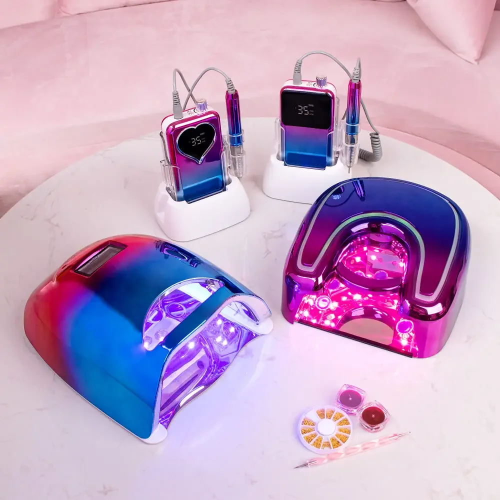 Free Custom Best Professional 48w Cordless Manicure Gel Nail Polish Dryer Machine UV Led Nail Lamp UV Light for Salon