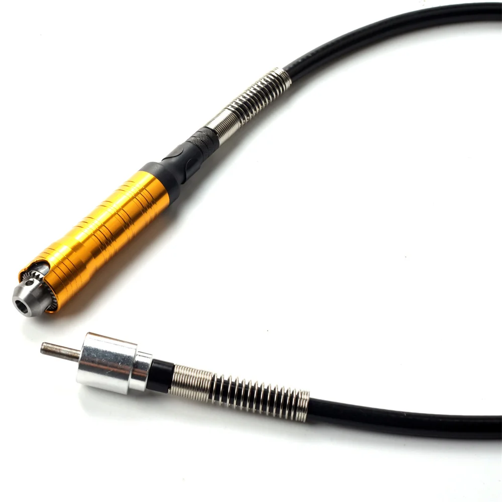 Imagem -05 - Extensão Flexível do Tubo do Eixo com Mandril da Broca de 0.36.5 mm para Dremel Morre Ferramentas Giratórias Elétricas da Broca da Mão do Moedor