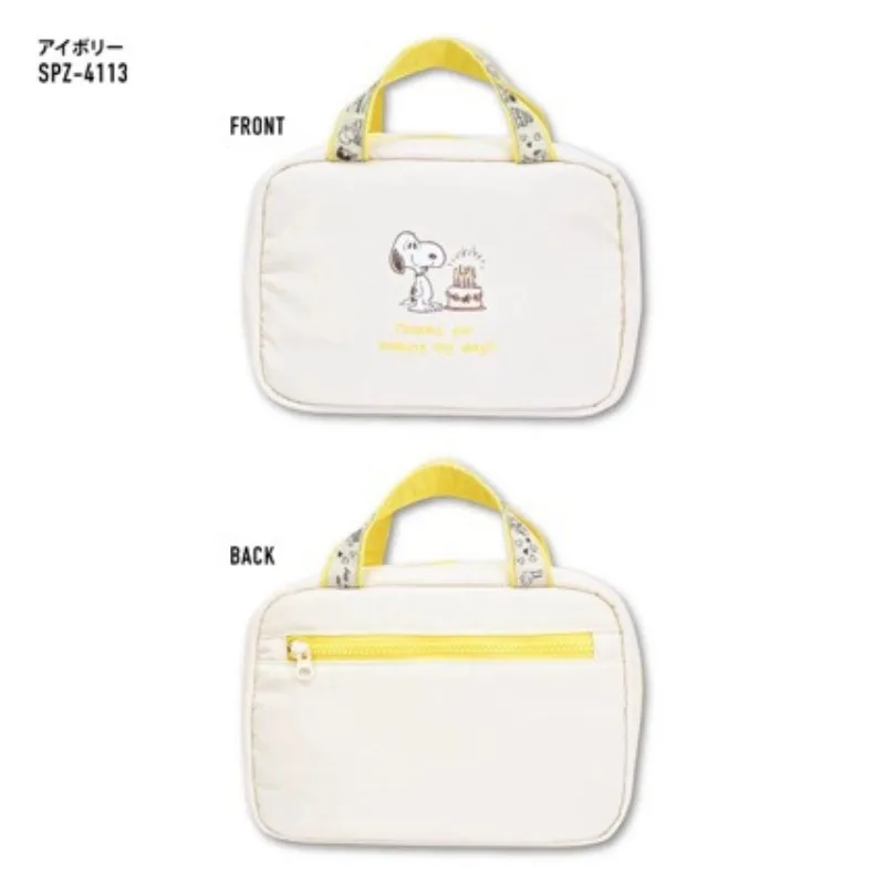 New Snoopy Makeup Bag Kawaii Japanese Cartoon Large Capacity Travel Portable Washbag Festival Exquisite Gift - view 4