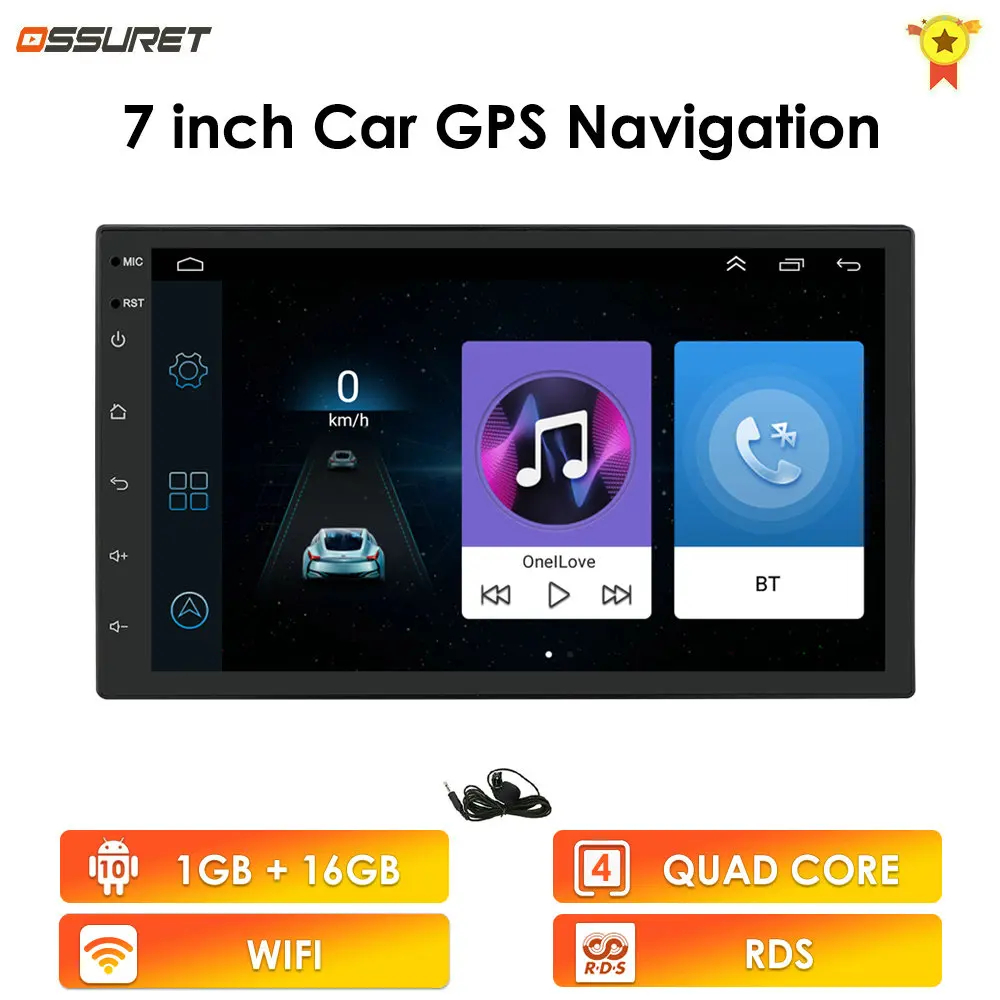 

Universal 7" 안드로이드 오토 안드로이드 올인원 자동차 지능형 시스템 Auto Carplay For Volkswagen Nissan Hyundai Kia Toyota 네비게이션 카오디오 카플레이